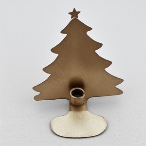 Cesta de árbol de Navidad de cabina acogedora diseñada textura de Metal rústico construcción duradera Color de tamaño personalizable para nieve pacífica - Product Image 6