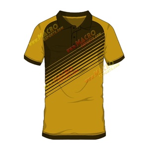 เสื้อโปโลซับลิเมชันสำหรับกอล์ฟเสื้อโปโลสามารถปรับแต่งได้ด้วยการพิมพ์ซับลิเมชันแบบระบายอากาศมีตัวเลือกขายส่ง - Product Image 2