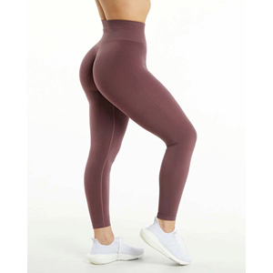 Leggings de fitness pour femmes sur mesure confortables haut tendance nouveaux modèles vente chaude à des prix bas Leggings de yoga taille élastique - Product Image 2