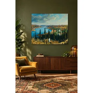Impression sur toile de Fida Sattler : Vue sur le Corne d'Or depuis les Eyp Hills - Product Image 2
