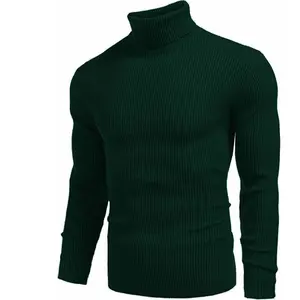 겨울 패션 사용자 정의 로고 니트웨어 녹색 퍼지 모헤어 빈 자카드 패턴 느슨한 니트 풀오버 남성용 스웨터