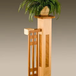 Fleurs en bois COTAINERS pot Souhaitant Bien planteur Backyard Garden Decor Creative Jardinières En Bois écorce pots de fleurs jardin - Product Image 4