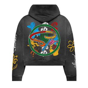 2025 Usine Logo Personnalisé En Gros Haute Qualité Hiver Lourd Survêtements Uni Blanc 2 Pièces Jogger Acide Lavé pour Hommes - Product Image 2