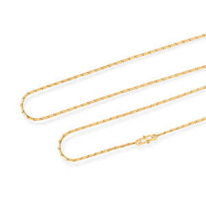 Pulsera de Cadena Fina de Oro Amarillo para Unisex - Brilliance Bound - Product Image 4