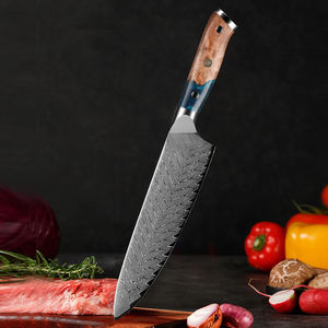 Cuchillo de Chef con Hoja de Acero Damasco Láser, Cuchillo de Cocina de Acero Inoxidable - Product Image 6