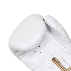 Guantes de boxeo de cuero ajustables para hombre, guantes de entrenamiento duraderos personalizados de cuero Real, gran oferta, profesionales de alta calidad - Product Image 4