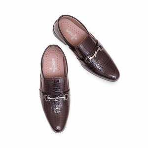 Mocassin formel café pour garçons - Product Image 1