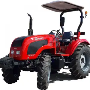 Trator de quatro rodas com tração nas quatro rodas 80 HP 90 HP para trator agrícola 4x4