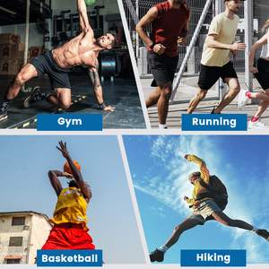 Shorts 2 en 1 pour hommes, streetwear, shorts de sport d'entraînement avec tissu à séchage rapide, compression intérieure et poche utilitaire élégante - Product Image 6