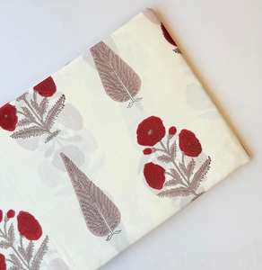 Ecológico 100% algodón bloque de mano tela impresa hecha a mano Jaipur Heritage tradicional transpirable bloque de impresión tela de algodón - Product Image 4