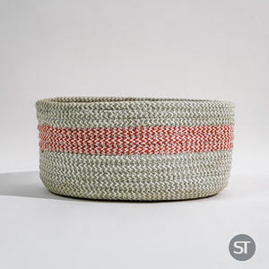 Cesta de yute para algas marinas con textura trenzada, cesta multifuncional para decoración del hogar para plantas, juguetes y accesorios - Product Image 3