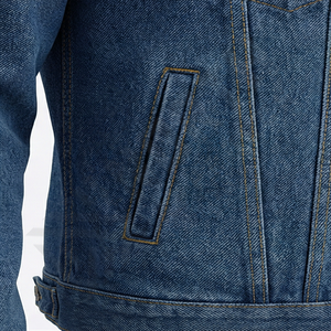 แจ็คเก็ตยีนส์สไตล์เรโทรวินเทจ คุณภาพสูง ผ้าฝ้าย 100% เสื้อผ้าลำลองสำหรับผู้ชายและผู้หญิง สตรีทแวร์ รับสั่งทำพิเศษ - Product Image 5