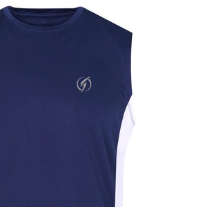 2024 Chaleco de entrenamiento con logotipo personalizado para hombres poliéster de alta calidad/Spandex camiseta sin mangas capucha estilo informal OEM venta al por mayor tasa de venta alta - Product Image 2