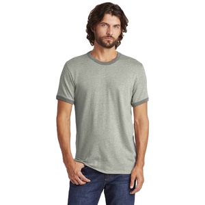 100% Organic Cotton Gray T-Shirts for <b>Men</b> O-Neck Regular Fit Quick Dry & Breathable for Summer Street Wear Wholesale Price - Product Image 1