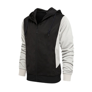 Sweat-shirt unisexe en coton écologique à col boutonné, décontracté, à manches longues, avec fermeture éclair intégrale, cordon de serrage, grande taille, imprimé léopard vintage - Product Image 5