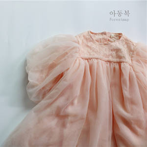 Kinder Zoete Effen Wollen Odm Herfst Kant Prom Lange Mouw Schattige Prinses Jurken Voor Baby Meisjes - Product Image 2