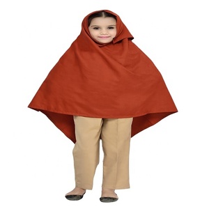 ชุดนักเรียนมุสลิมแบบมืออาชีพสำหรับเด็กผู้หญิง ชุดฮิญาบแฟนซี เสื้อยืดผ้าโพลีเอสเตอร์/ผ้าฝ้าย พร้อมกางเกง ชุดนักเรียนประถม - Product Image 1