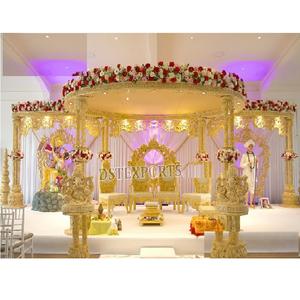 Mandap de Madera para Bodas Gujarati, Mandap Maharani para Bodas Hindúes Grandes en el Reino Unido, Mandap Maharani de Alta Gama para Bodas de Lujo en Estados Unidos - Product Image 2