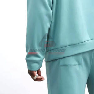 Precio al por mayor Hombres Sudaderas con capucha Conjunto corto Personalizado Logo Sudaderas con capucha Conjunto corto transpirable - Product Image 3