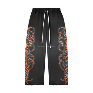 Pantalones Deportivos de Invierno para Mujer, Cintura Media, Ajustados, Rectos, de Felpa Gruesa de 360 g/m², Color Gris, con Logotipo Personalizado - Product Image 2