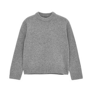 Vente chaude nouveau décontracté col rond pull tricoté coupe ample vêtements pour hommes avant Logo hommes pull tricoté pour l'hiver en gros - Product Image 6