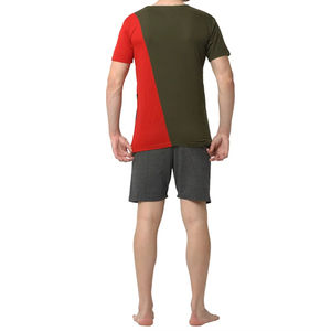 Ropa deportiva fina de secado rápido de verano para hombre, conjunto con top de manga corta y pantalones cortos deportivos, venta al por mayor, OEM personalizado - Product Image 3