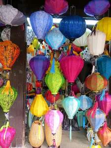 โคมไฟผ้าไหมที่ทำด้วยมืออันหรูหราของเวียดนามโคมไฟผ้าไหมที่ทำด้วยมือที่สวยงามเหมาะสำหรับเป็นของที่ระลึกของร้านอาหาร - Product Image 4