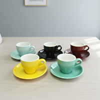 Meilleure Vente 3459606-320A Tasse à Espresso en Porcelaine Style Nordique Durable, Compatible Micro-ondes et Lave-vaisselle, 320ml pour Café/Thé et Thé de l'Après-midi