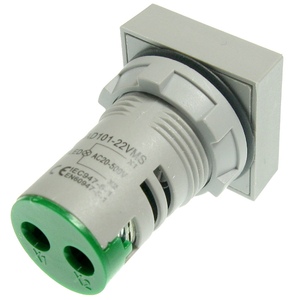 เครื่องวัดแรงดันไฟฟ้า0-300V แผงดิจิตอลแบบสี่เหลี่ยมจอแสดงผล LED สีเขียวโวลต์มิเตอร์วัดแรงดันไฟฟ้ากระแสตรง - Product Image 3