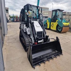 Chargeuse compacte sur chenilles Hidromek 62T, couleur noire, moteur diesel Yanmar 48,6 kW, capacité de la benne de 0,45 m³, composants essentiels - Product Image 3