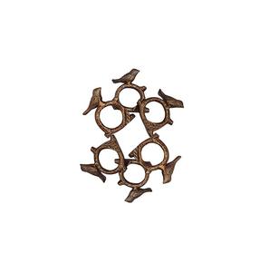 เพิ่มสไตล์ด้วยห่วงคล้องผ้าเช็ดปากอลูมิเนียมกลมแบบคลาสสิกที่ใส่โลหะทนทานเหมาะสำหรับผ้าเช็ดปากและทิชชูม้วน - Product Image 1