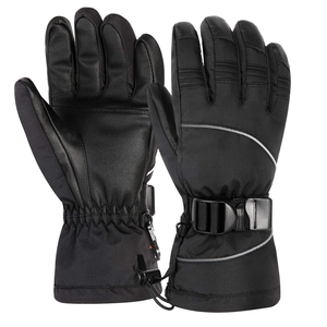 Gants de ski unisexes imperméables et antidérapants pour l'extérieur, compatibles écran tactile, en polyester avec fermeture auto-agrippante – Vente en gros - Product Image 1