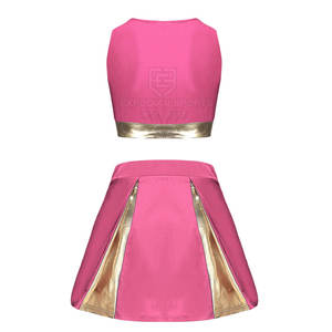 ชุดยูนิฟอร์มเชียร์ลีดเดอร์แบบโอเวอร์ไซส์ขายดี ดีไซน์ล่าสุดปี 2025 ผลิตจากโพลีเอสเตอร์ 100% ราคาประหยัด - Product Image 2