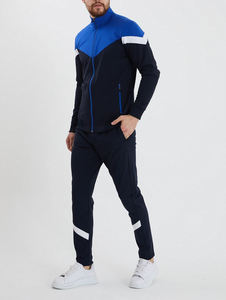 Conjunto deportivo con logotipo personalizado 2022, chándales informales de algodón de 2 piezas antitécnicos para hombre, chándal de lana con diamantes de imitación al por mayor con SI - Product Image 3