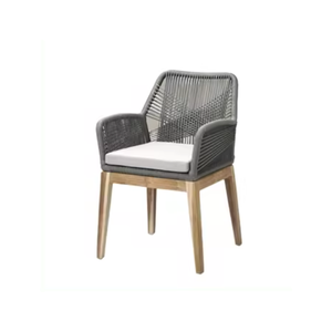 Gran oferta, silla de ratán de madera maciza con sillones con patas de madera, muebles modernos de jardín para el hogar, Patio y comedor de alta calidad - Product Image 1