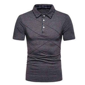 Bolsillo sólido de manga corta para camisa verano moda bordado antiarrugas Casual fresco transpirable camisa hombres ropa OSTROWEARS - Product Image 2