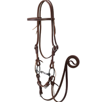 Bridon et rênes pour cheval en cuir de qualité supérieure, réglables, durables, certifiés CE ISO-13485