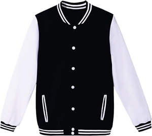 Veste universitaire en denim et cuir personnalisée avec broderie Veste d'hiver baseball coupe letterman de la fabrication - Product Image 4