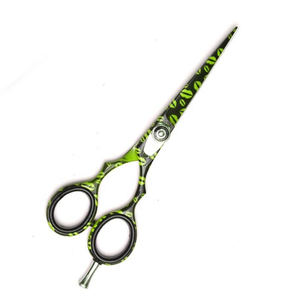 Ciseaux de coiffure de salon réglables en acier inoxydable avec repose-doigt et vis réglable - Product Image 2