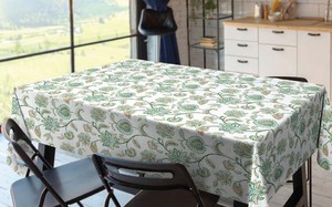 Tovaglia in tela cerata modello texture Durban verde 140cm (Dintex 83-197) - Product Image 1