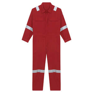 <b>Flame</b> Resistant Clothing Men Mining Fire <b>Proof</b> Retardant <b>Overall</b> Coveralls Safety Uniforms Reflective Workwear suits - Product Image 1