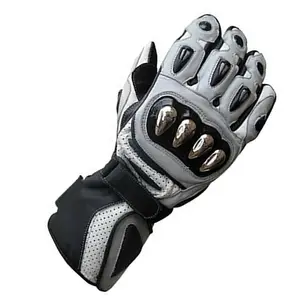 Textile de moto en cuir de qualité supérieure nouveau style motard course touring équitation gants de moto réfléchissants