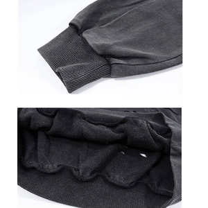 Offre Spéciale automne couleur unie hommes à manches longues fermeture éclair Hoodies avec des couleurs et des tailles personnalisées - Product Image 5