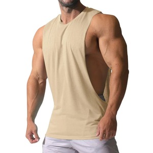 Camiseta sin mangas para correr de verano de secado rápido para hombre, chaleco de gimnasio de punto, camisetas de entrenamiento informales para Fitness, culturismo, camisa sin mangas para - Product Image 5