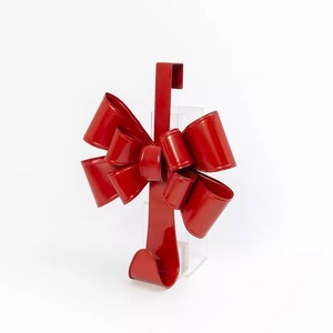 Support d'arbre de Noël en métal doré élégant et moderne pour cheminée, présentoir suspendu décoratif de vacances - Product Image 5