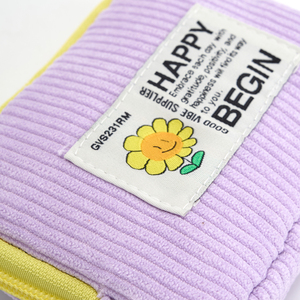 Bolsa de Cosméticos de Pana Estilo Japonés con Cierre de Cremallera, Unisex, Portátil, de 4 Pulgadas, Multifuncional, Porta Tarjetas, para Uso en Exteriores, Personalizable - Product Image 6