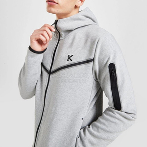 Best Selling Low Price Men Winter Hooded Solid Fleece <b>Tracksuit</b> 100% Cotton Soft Touch Customized Wholesale - Product Image 4
