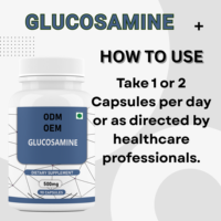 Vanity Vision OEM Glucosamine Chondroïtine Capsules Vitamine C Curcuma Gingembre Rose musquée Formule de supplément naturel d'aminoglucose pour