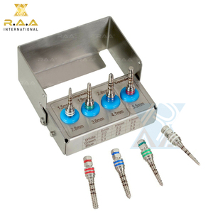 Dental Tissue <b>Punch</b> Kit Metal Surgical Instrument <b>Set</b> with Bur Holder CE Certified Class I Manual Dental Surgery Tools - Product Image 6