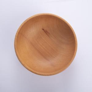 Bol de service en bois de hêtre de qualité supérieure de 20 cm - Bol à salade et à pâtes en bois naturel durable - Product Image 3